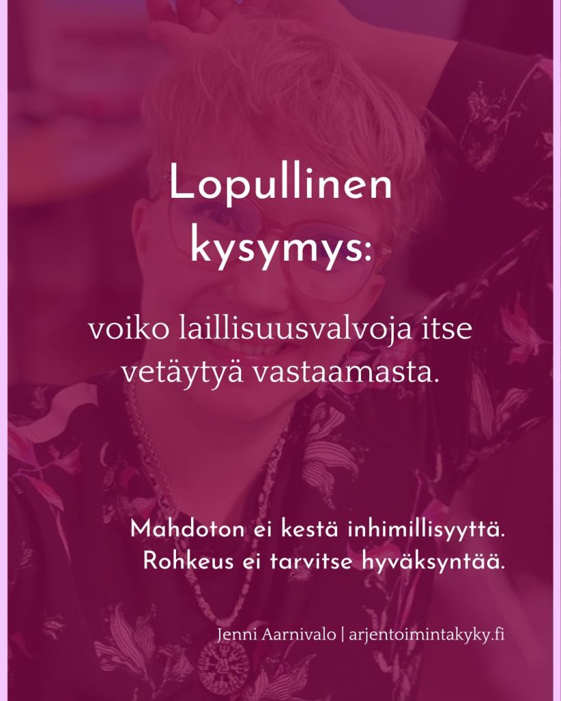Voiko oikeusasiamies jättää vastaamatta?